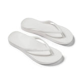 Archies Unisex Arch Support Thongs White